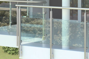 ringhiera per scale Qube